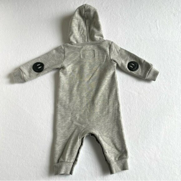 Hurley Baby Long-Sleeve Hooded One-Piece Jumpsuit Romper 6-9m Cozy - Picture 2 of 7